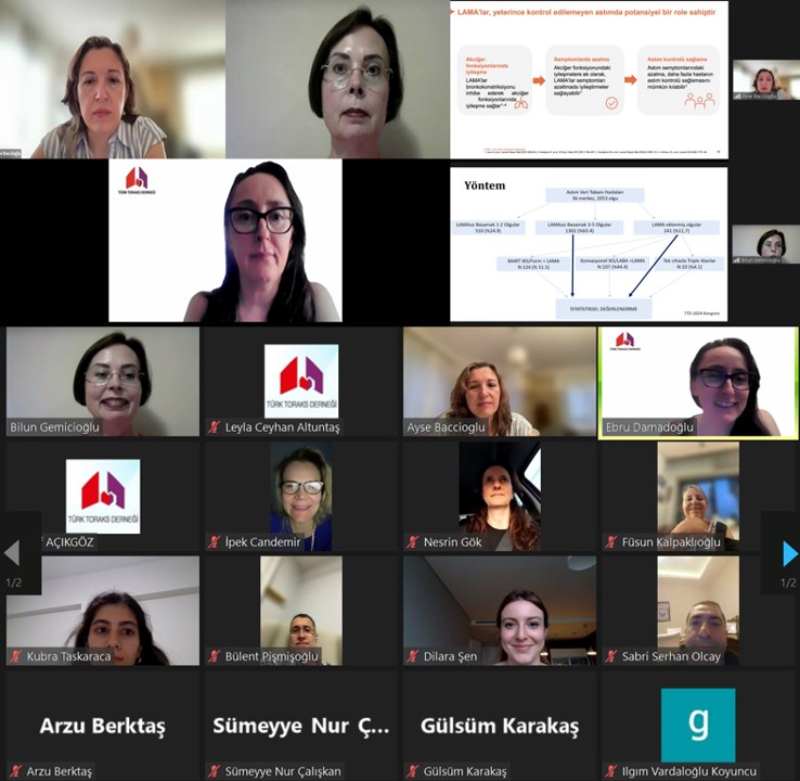 Türk Toraks Derneği Astım ve Allerji Çalışma Grubu Haziran Ayı Webinarı 