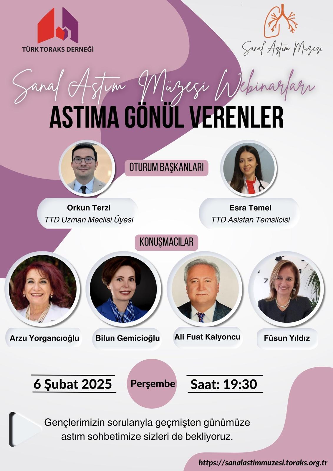 Sanal Astım Müzesi Webinaları: 