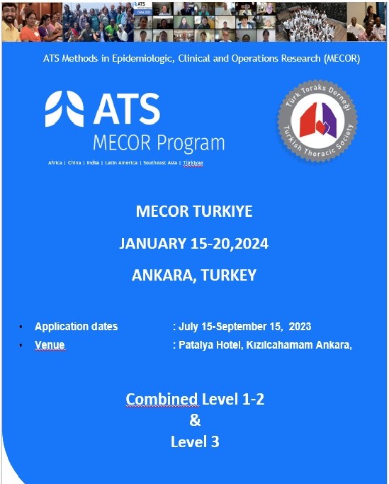 MECOR (Methods In Epidemiologic, Clinical And Operations Research) 2024 Başvuru Listesi Açıklandı