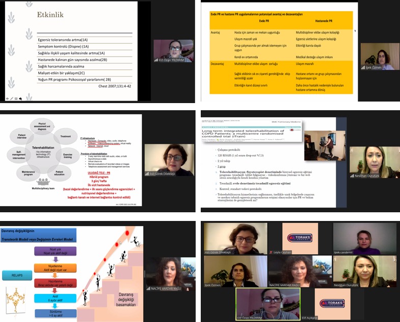 Türk Toraks Derneği Marmara Şube ile Pulmoner Rehabilitasyon ve Kronik Bakım Çalışma Grubu Ortak Mart Ayı Webinarı 