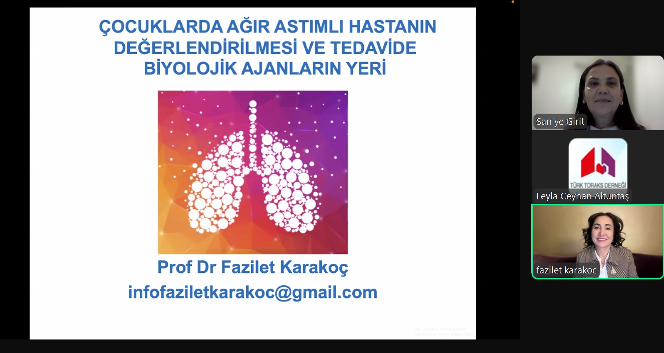 Türk Toraks Derneği Çocuk Göğüs Hastalıkları Çalışma Grubu Aralık Ayı Webinarı 