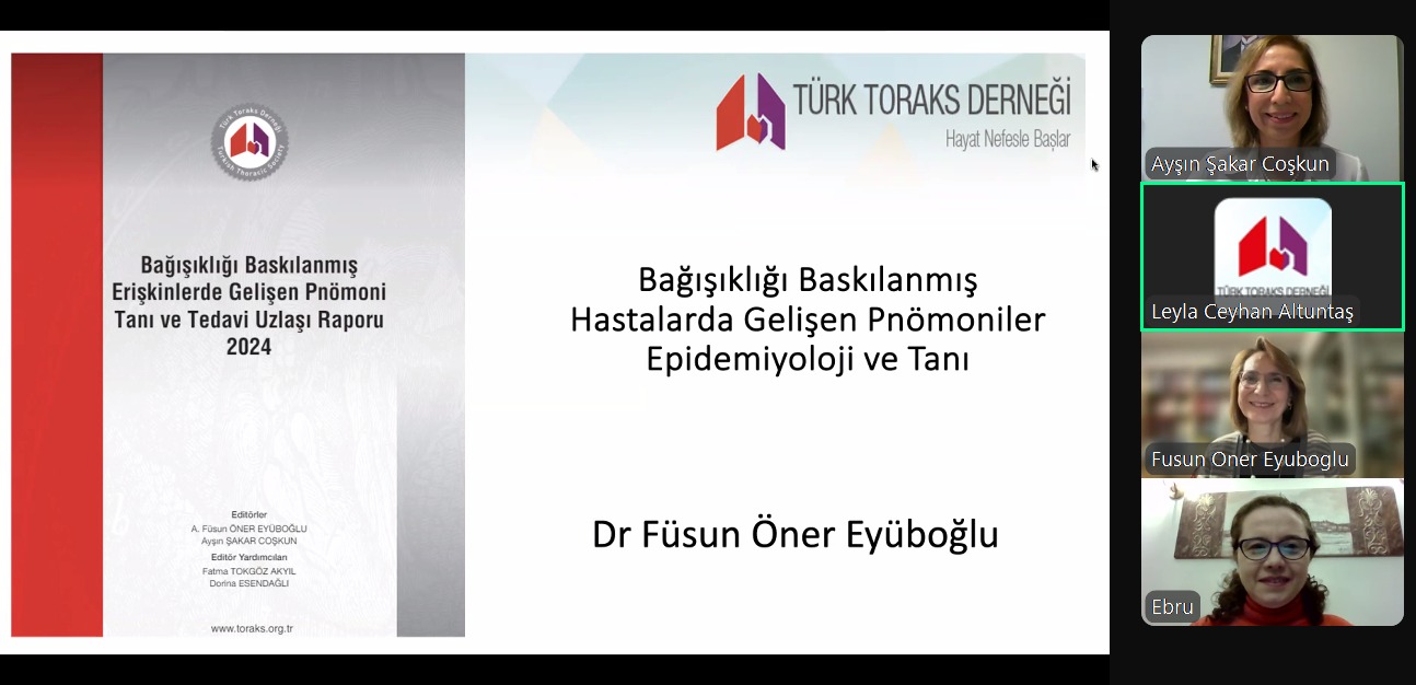 Türk Toraks Derneği Solunum Sistemi Enfeksiyonları Çalışma Grubu Şubat Ayı Webinarı 